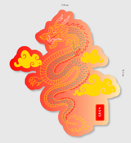 Fuku Dragon Sticker